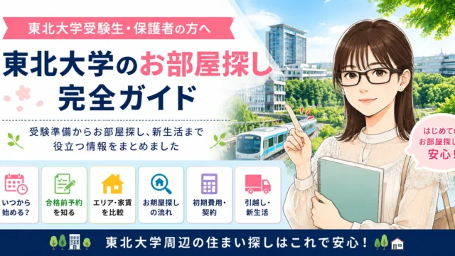 東北大学受験生ガイド｜受験からお部屋探し・新生活まで完全サポート